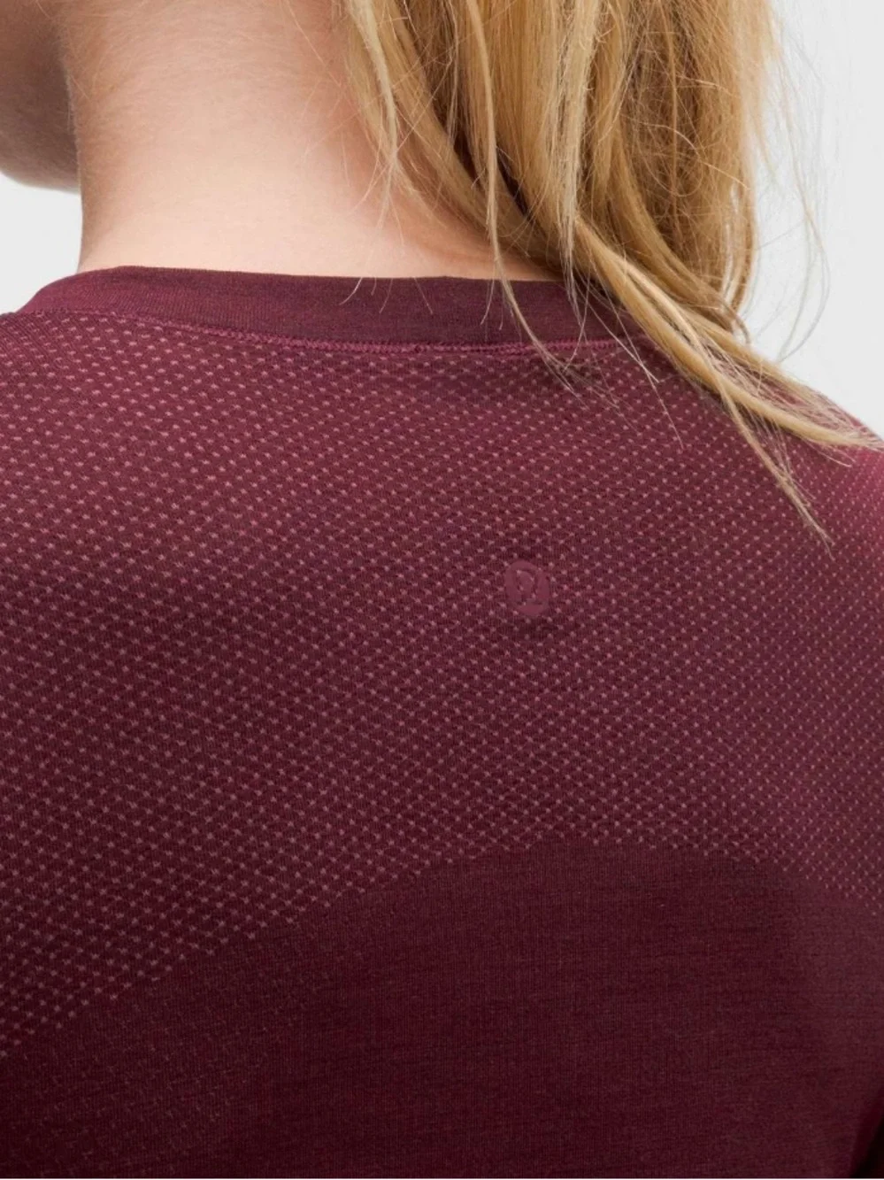 Lululemon Swiftly Tech Wool Long-Sleeve Shirt *Waist Length garnet